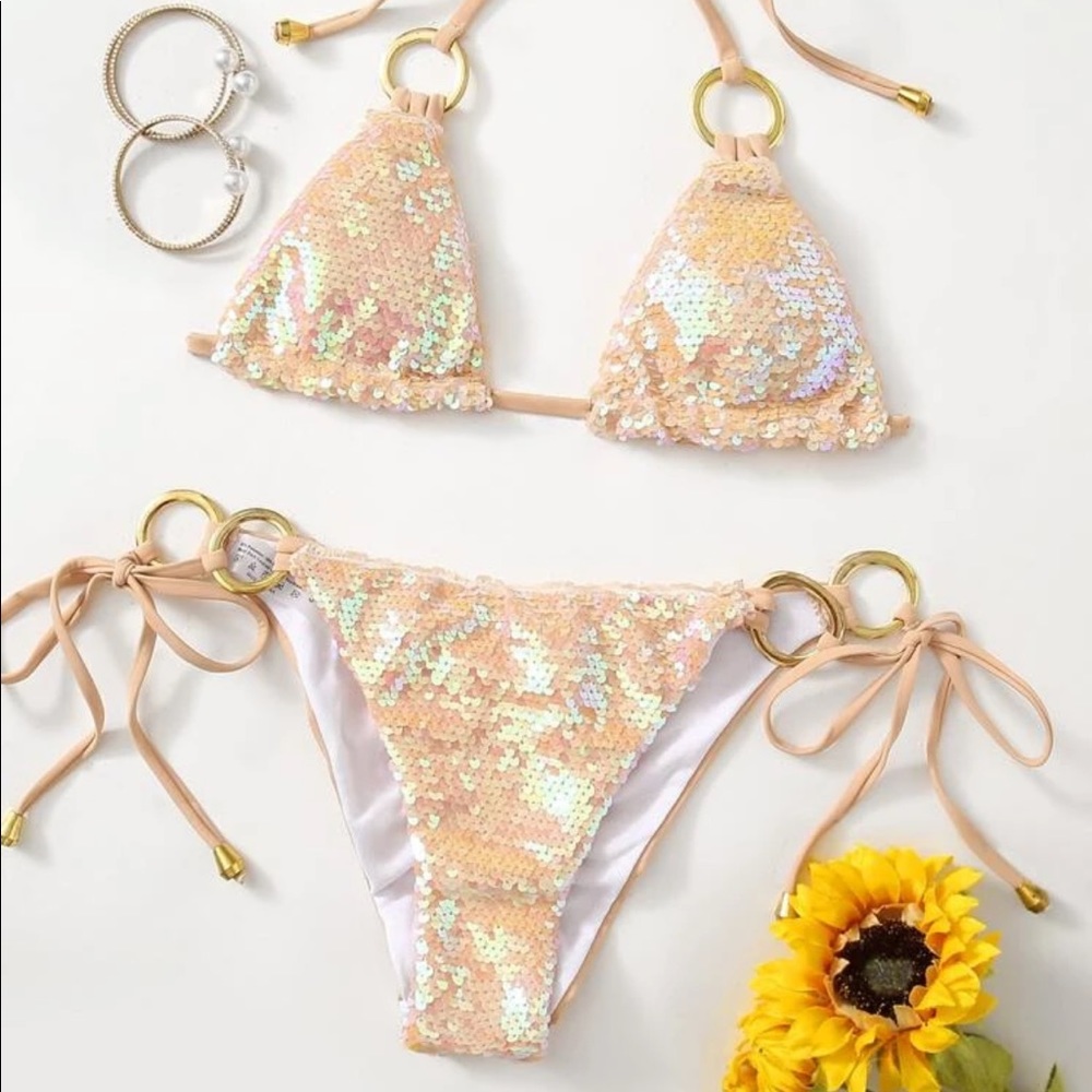 SHEIN Sequin Suit. Never worn. Still in packaging.